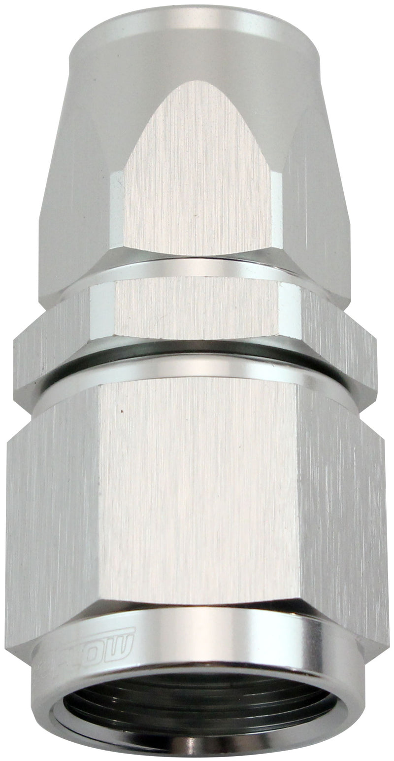 STEPPED STRAIGHT END -6 HOSE  TO -8AN REDUCER HOSE END SILVETEFLON AF 201-06-08DS