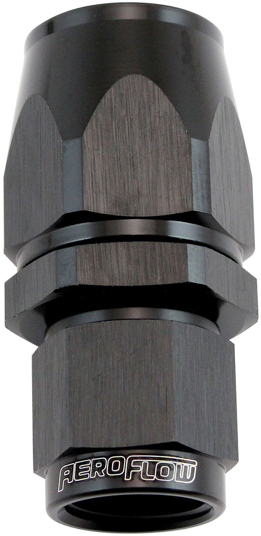STEPPED STRAIGHT END -8 HOSE  TO -6AN EXPANDER HOSE END BLACTEFLON AF 201-08-06DBLK