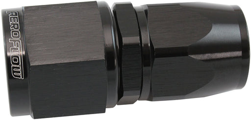 STEPPED STRAIGHT END -8 HOSE  TO -10AN REDUCER HOSE END BLACTEFLON AF 201-08-10DBLK