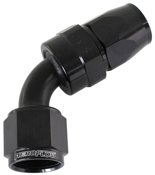 ALLOY 60 DEG HOSE END -10AN   BLACK SWIVEL NUT SUIT TEFLON