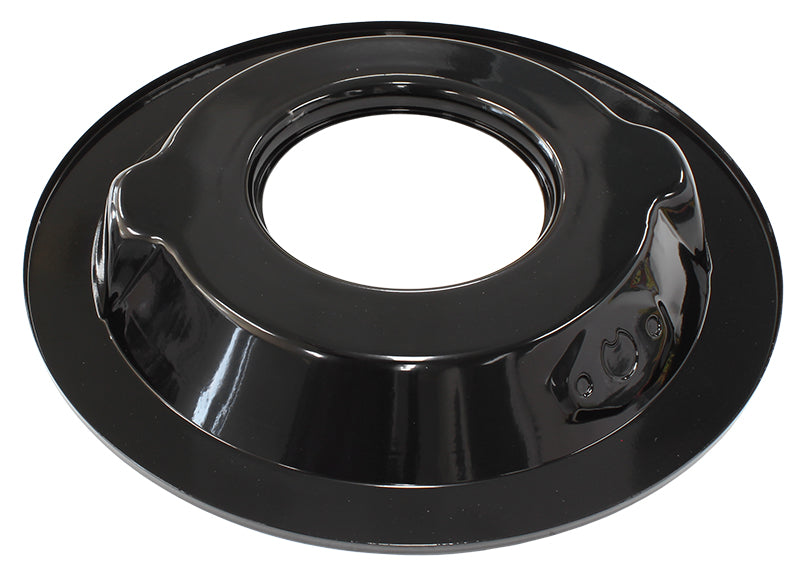 14" AIR CLEANER BASE ONLY     RECESSED 1-1/8" (28MM) BLACK