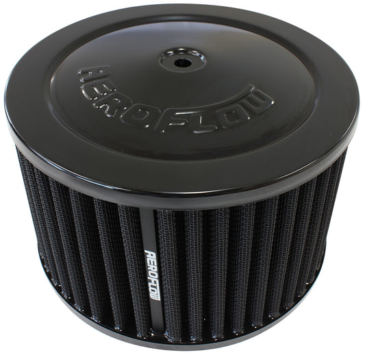 6-3/8" X 4" AIR CLEANER ASSY  5-1/8" NECK, BLACK, COTTON Default Title