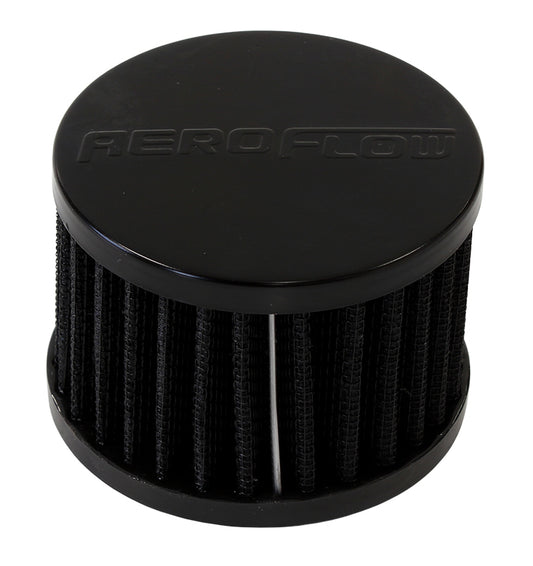 1-1/4" PUSH IN BREATHER FILTER3" O.D,2-1/2" H,BLACK TOP Default Title