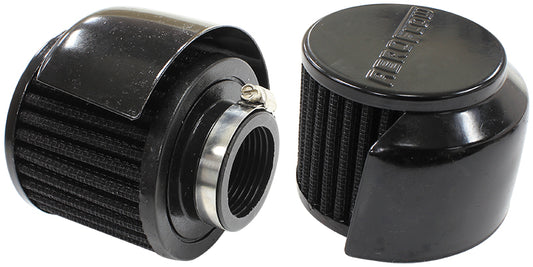 1-3/8" BREATHER FILTER  WITH  SHIELD 3"O.D,2-1/2"H BLACK TOP Default Title