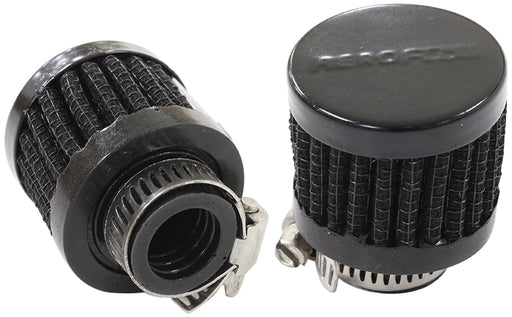 9/16" UNIV CLAMP ON FILTER    1-3/8" O.D,1-1/8" H,BLACK TOP