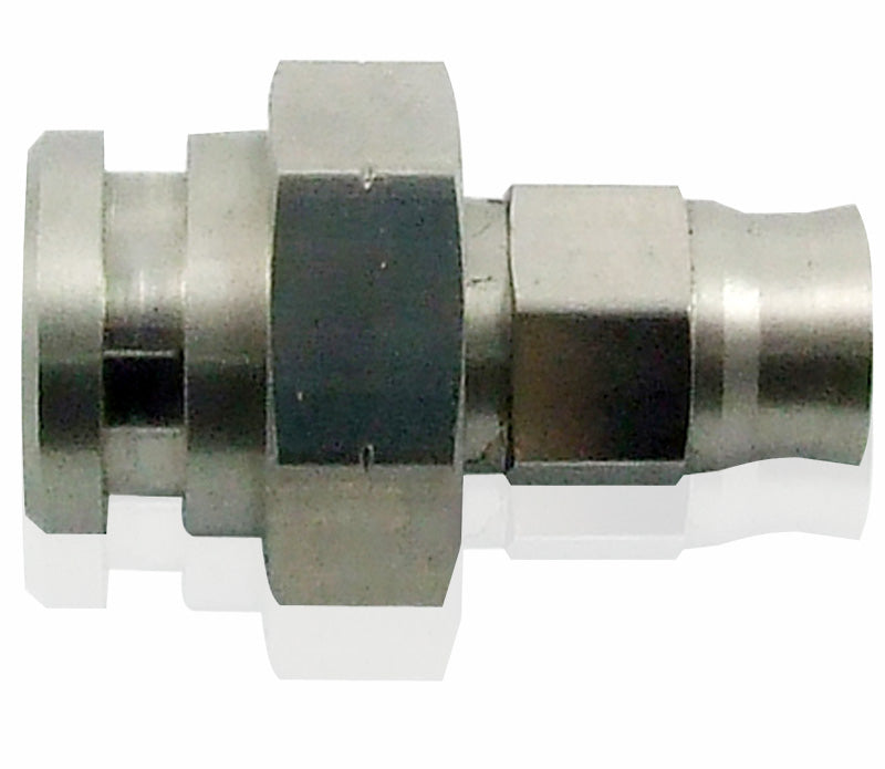 FEMALE INVERTED FLARE 17MM HEXWITH RET CLIP RECESS 3/8 X 24