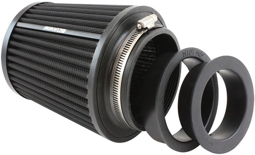 UNIVERSAL FLANGE CLAMP ON     TAPERED FILTER 6"/4.7" OD 5.5"HIGH BLACK - AF 2711-1001