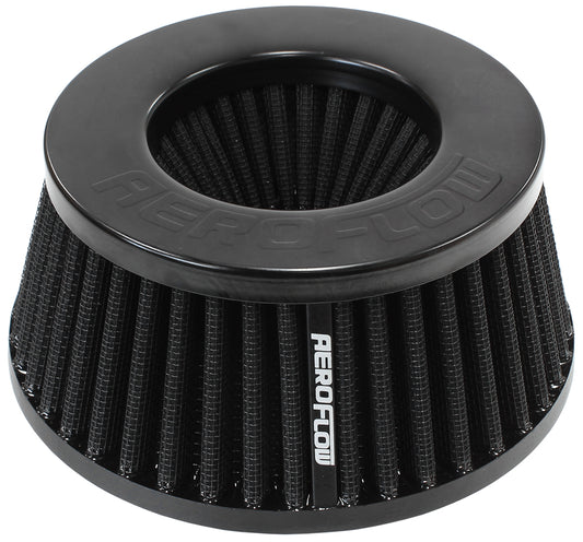 3" INVERTED TAPERED FILTER    5.25-6 O.D, 2.55" HIGH BLACK Default Title