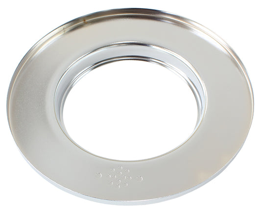 9" AIR CLEANER BASE ONLY      FLAT BASE CHROME, 5-1/8" ID Default Title