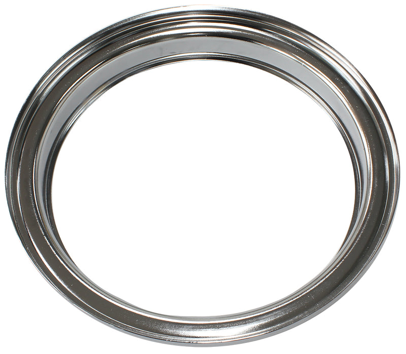 9" AIR CLEANER BASE ONLY      FLAT BASE CHROME 7-5/16"