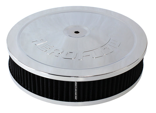 9" X 2"  AIR CLEANER  ASSEMBLY5-1/8" NECK, CHROME, COTTON Default Title