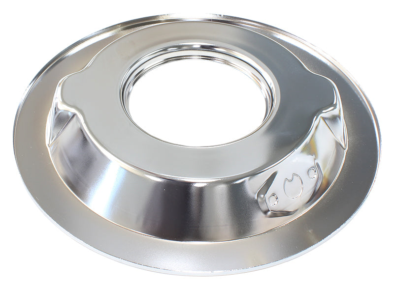 14" AIR CLEANER BASE ONLY     RECESSED 1-1/8" (28MM) CHROME