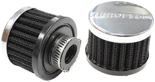 5/8" UNIV CLAMP ON FILTER     2" O.D,1-1/2" H,CHROME TOP Default Title
