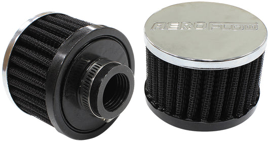 1" UNIV CLAMP ON FILTER       3" O.D,2-1/4" H,CHROME TOP Default Title