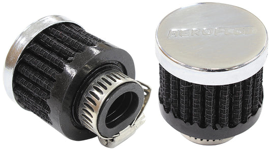 9/16" UNIV CLAMP ON FILTER    1-3/8" O.D,1-1/8" H,CHROME TOP Default Title