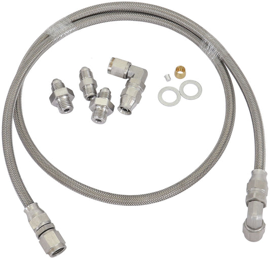 UNIVERSAL TURBO OIL FEED LINE -4AN LINE KIT METRIC 1 METRE