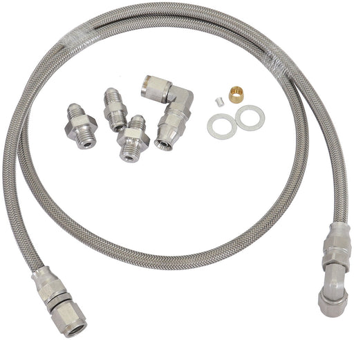 UNIVERSAL TURBO OIL FEED LINE -4AN LINE KIT METRIC 1 METRE
