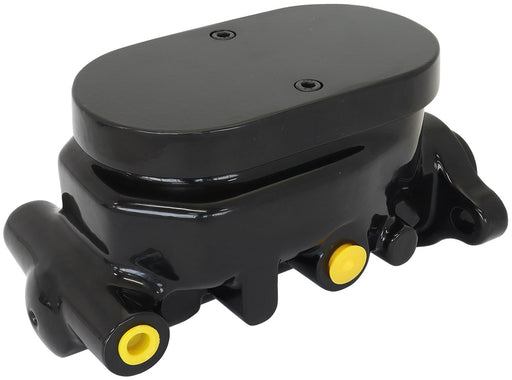 BRAKE MASTER CYLINDER 1" BORE CAST ALUMINIUM BLACK SMOOTH