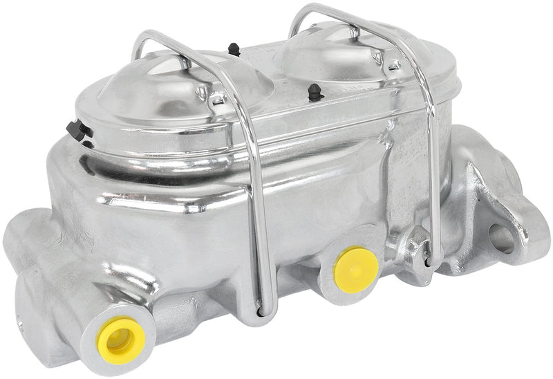BRAKE MASTER CYLINDER 1-1/8"  BORE CAST IRON CHROME GM