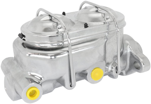 BRAKE MASTER CYLINDER 1-1/8"  BORE CAST IRON CHROME GM