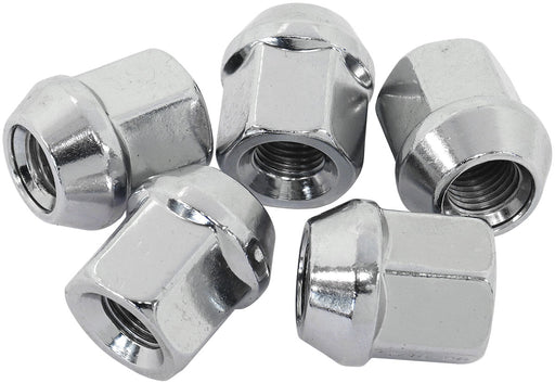 ACORN SHORT OPEN NUTS M14x1.50CHROME M14 x 1.50mm WHEEL (5)
