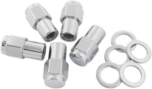 0.750 SHANK CLOSED NUTS 7/16  CHROME 7/16-20" WHEEL (5)