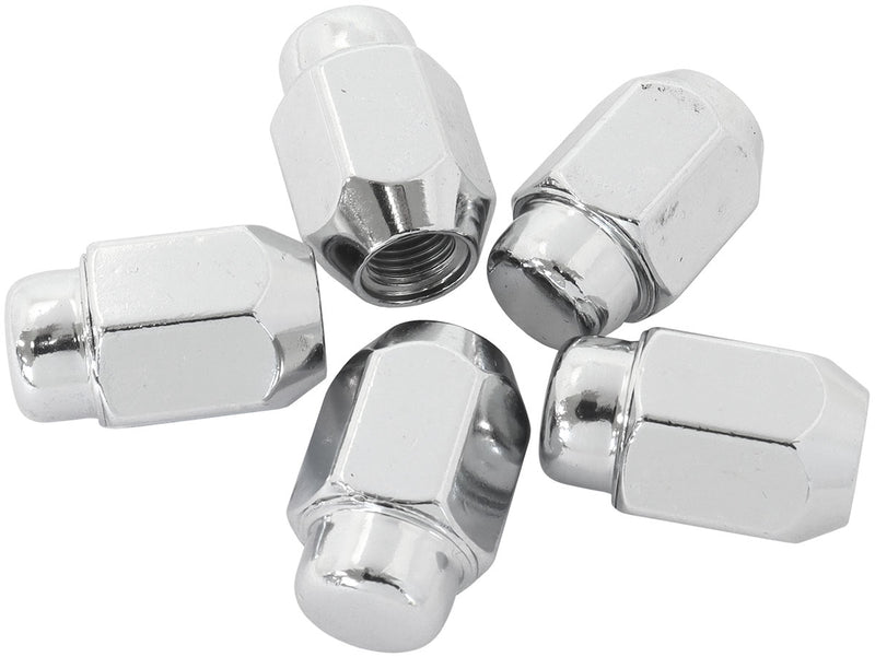 ACORN MID CLOSED NUTS M12x1.50CHROME M12 x 1.50mm WHEEL (5)
