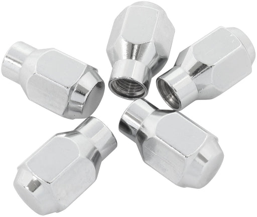 CONICAL ET CLOSED NUTS M14x1.5CHROME M14 x 1.50mm WHEEL (5)