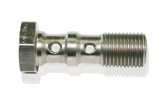 DOUBLE BANJO BOLT M10 x 1.00MMSTAINLESS 30MM LONG