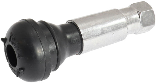 RUBBER PULL THRU VALVE STEM   SINGLE CHROME 7/16" HOLE