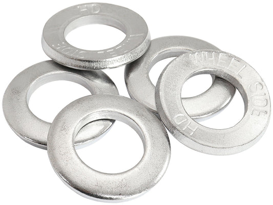 LARGE WHEEL NUT WASHER WELD   CHROM 1.250 OD 0.695 ID 5 PACK Default Title