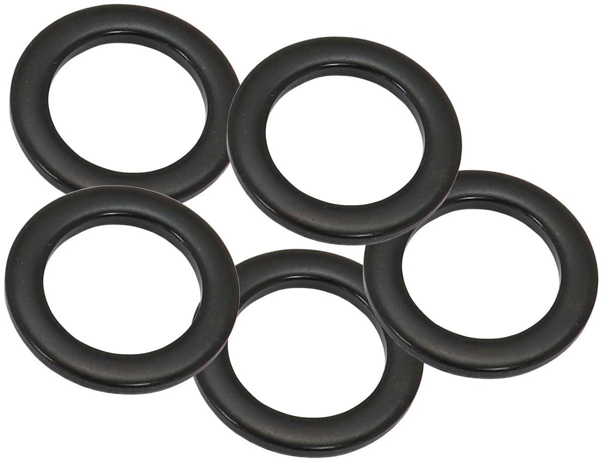 STANDARD WHEEL NUT WASHER     BLACK 1.060 OD 0.695 ID 5 PACK Default Title