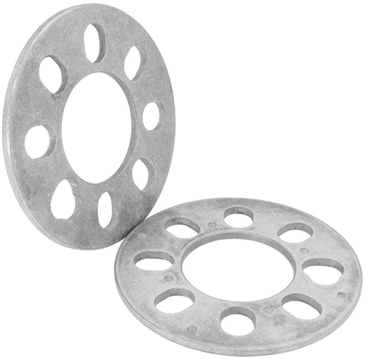 SLIP ON WHEEL SPACERS 1/4"    6.3mm PAIR ALLOY 4 x 4.5" BC