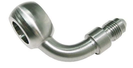 -4AN 90 DEG BANJO 10MM 3/8    STAINLESS SUIT TEFLON Default Title