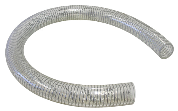 REINFORCED CLEAR PVC          BREATHER HOSE ID 12MM 1/2"    AF 315-012-6M