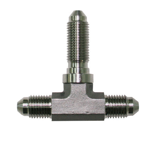 STAINLESS -3AN BULKHEAD TEE   STAINLESS NUT SEPERATE Default Title