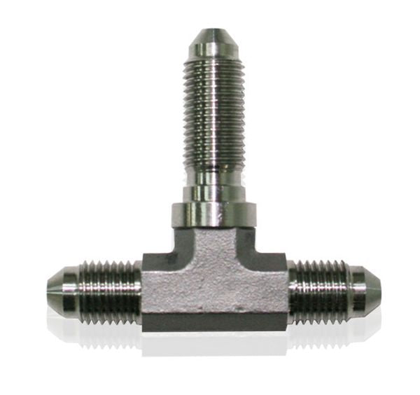 STAINLESS -4AN BULKHEAD TEE   STAINLESS NUT SEPERATE