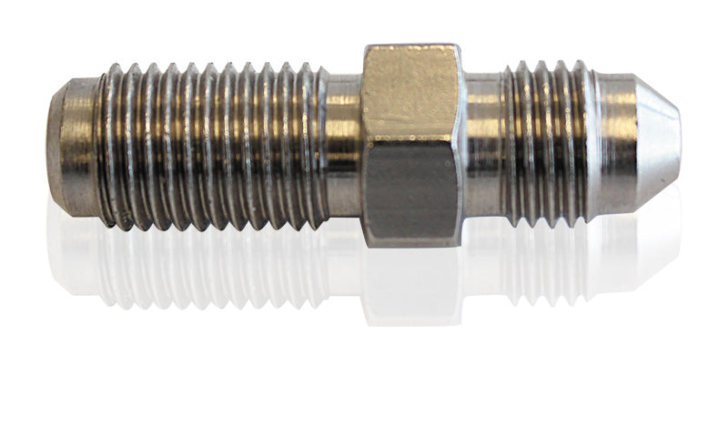 -3AN to INVERTED M10 x 1.0MM  STAINLESS MALE TO MALE