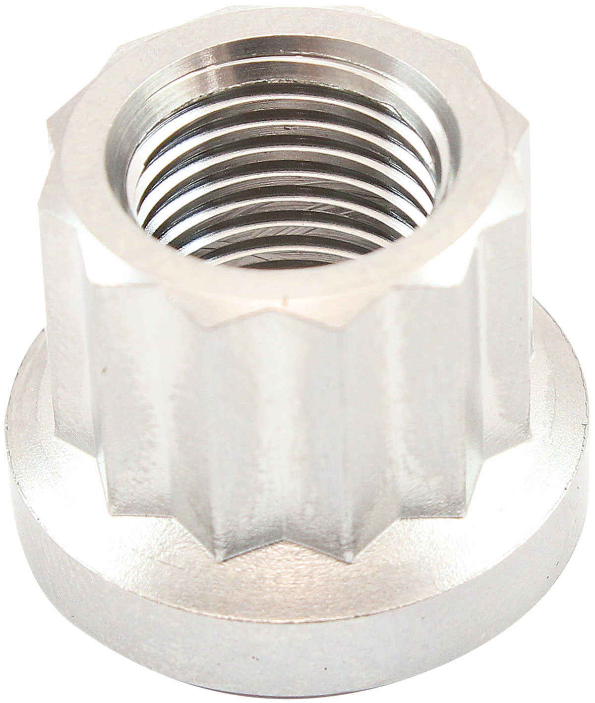 M12x1.25mm TITANIUM NUT       12 POINT SINGLE M12 x 1.25