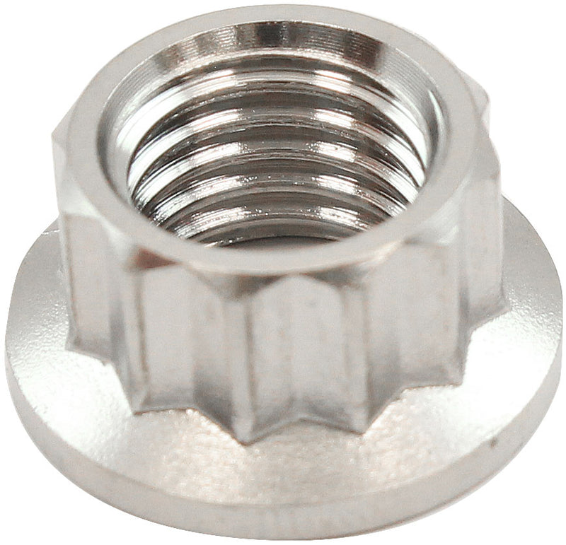 3/8" UNC TITANIUM NUT         12 POINT SINGLE 3/8-16"