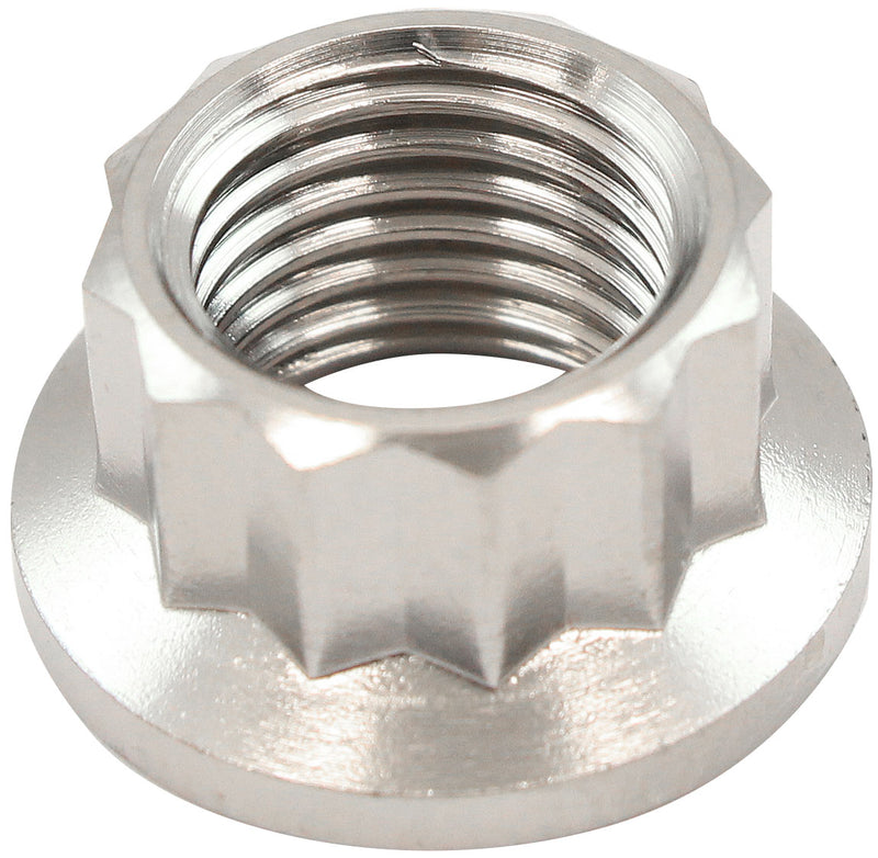 3/8" UNF TITANIUM NUT         12 POINT SINGLE 3/8"-24