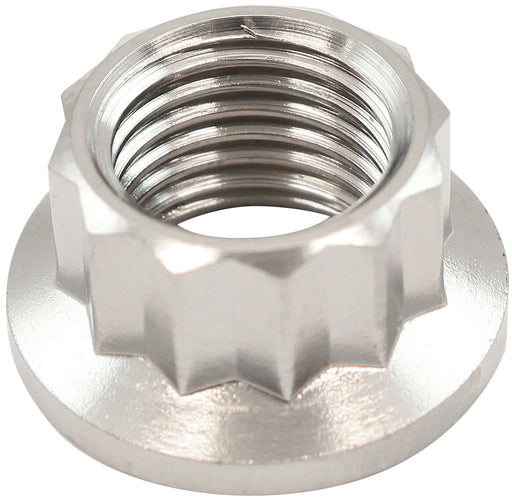 3/8" UNF TITANIUM NUT         12 POINT SINGLE 3/8"-24