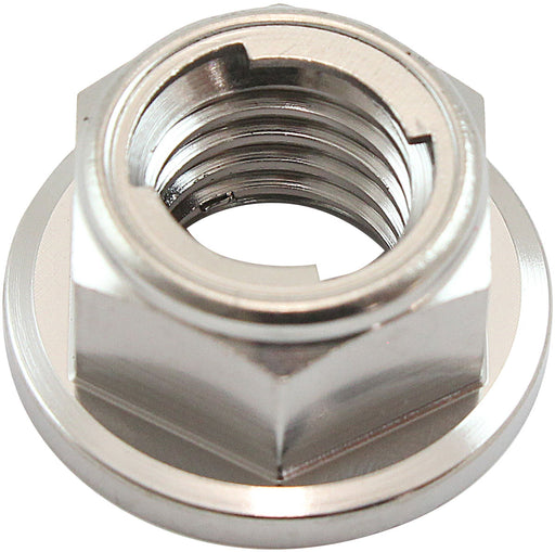 M8x1.25mm TITANIUM LOCKING NUT6 POINT HEX SINGLE M8 x 1.25
