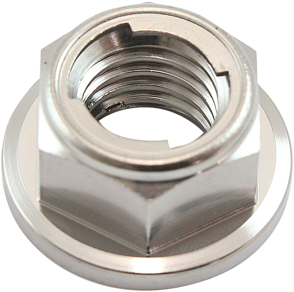M10x1.25 TITANIUM LOCKING NUT 6 POINT HEX SINGL M10 x 1.25mm