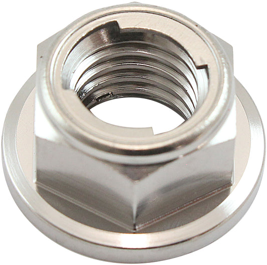 M10x1.25 TITANIUM LOCKING NUT 6 POINT HEX SINGL M10 x 1.25mm