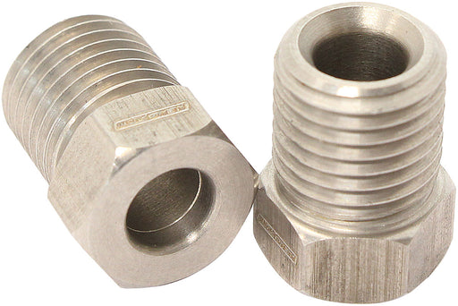 S/S INVERTED FLARE TUBE NUT   3/16" HARD LINE TO 3/8" X 24
