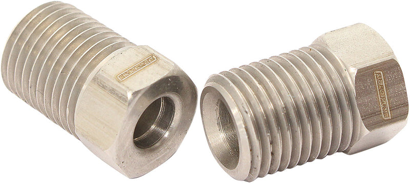 S/S INVERTED FLARE TUBE NUT   3/16" HARD LINE TO M10 X 1.0MM