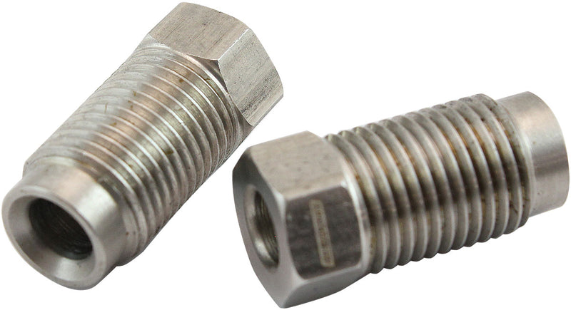 S/S INVERTED FLARE TUBE NUT   LONG 3/16" HARD LINE M10x1.0MM