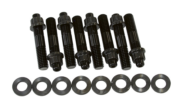BLOWER STUD KIT BLACK STUDS   BLACK FINISH 2.5" OAL