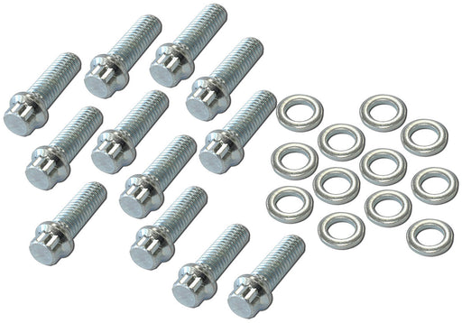 INTAKE BOLTS 3/8-16 1" UHL    12 POINT HEAD PACK OF 12
